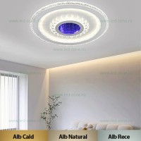 LUSTRE LED, Black Friday - Lustra LED 134W 3 Functii Dimabila cu Telecomanda LZR9016-500, LED-Zone.ro