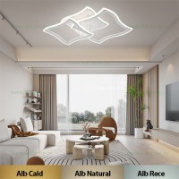 LUSTRE LED, Black Friday - Lustra LED 136W 3 Functii Dimabila cu Telecomanda LZG3513-2, LED-Zone.ro