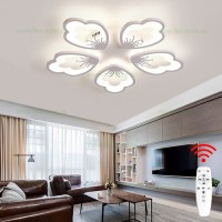 LUSTRE LED, Black Friday - Lustra LED 140W 3 Functii Dimabila cu Telecomanda LZ5157-5, LED-Zone.ro