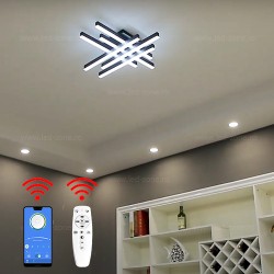 Lustra LED 140W 3 Functii Dimabila cu Telecomanda sau Telefon LZ174-6