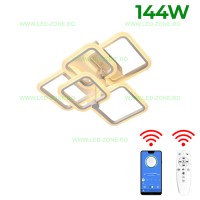 LUSTRE LED APLICATE, Black Friday - Lustra LED 144W 3 Functii Dimabila cu Telecomanda sau Telefon LZ6641-32, LED-Zone.ro