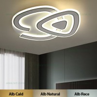 LUSTRE LED APLICATE, Black Friday - Lustra LED 144W 3 Functii Dimabila cu Telecomanda LZ331, LED-Zone.ro