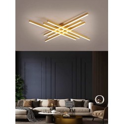 Lustra LED 144W 3 Functii Aurie Dimabila cu Telecomanda LZ4216-6