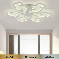 LUSTRE LED APLICATE, Black Friday - Lustra LED 144W 3 Functii Dimabila cu Telecomanda LZG3335-6, LED-Zone.ro