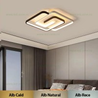 LUSTRE LED APLICATE, Black Friday - Lustra LED 148W 3 Functii Dimabila cu Telecomanda LZG3944, LED-Zone.ro