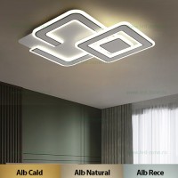 LUSTRE LED APLICATE, Black Friday - Lustra LED 152W 3 Functii Dimabila cu Telecomanda LZ332, LED-Zone.ro