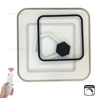 LUSTRE LED APLICATE, Black Friday - Lustra LED 160W 3 Functii Dimabila cu Telecomanda LZ381-500P, LED-Zone.ro