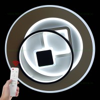 LUSTRE LED APLICATE, Black Friday - Lustra LED 160W 3 Functii Dimabila cu Telecomanda LZ382-500R, LED-Zone.ro