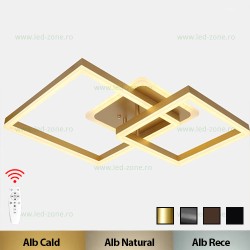 Lustra LED 160W 3 Functii Dimabila cu Telecomanda LZ5188-400+300 