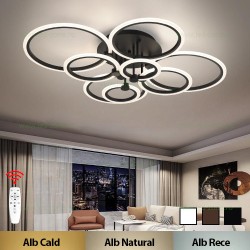 Lustra LED 160W 3 Functii Dimabila cu Telecomanda LZ6601-2x4