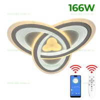LUSTRE LED APLICATE, Black Friday - Lustra LED 166W 3 Functii Dimabila cu Telecomanda sau Telefon LZ5119, LED-Zone.ro