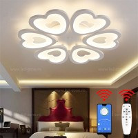 LUSTRE LED APLICATE, Black Friday - Lustra LED 168W 3 Functii Dimabila cu Telecomanda sau Telefon LZ6550-6, LED-Zone.ro