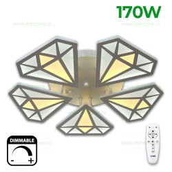Lustra LED 170W 3 Functii Dimabila cu Telecomanda LZ5150-5