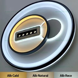 Lustra LED 174W 3 Functii cu Telecomanda LZE81/50