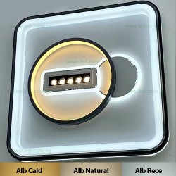 Lustra LED 174W 3 Functii cu Telecomanda LZE85/50