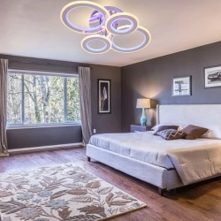 Lustra LED 176W 3 Functii cu Telecomanda LZD6600-2+2