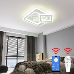 Lustra LED 180W 3 Functii Dimabila cu Telecomanda sau Telefon LZ6037-400F