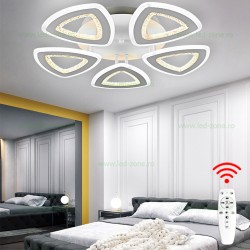 Lustra LED 186W 3 Functii Dimabila cu Telecomanda Cristal LZG16989-5