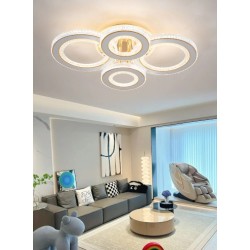 Lustra LED 186W 3 Functii RGB Smart Dimabila cu Telecomanda LZG610-2+2