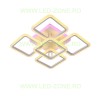 Lustra LED 188W 3 Functii Dimabila Telecomanda sau Telefon LZ6809-4+1
