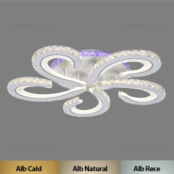 Lustra LED 188W 3 Functii RGB Smart Dimabila cu Telecomanda Cristal LZ7318-5