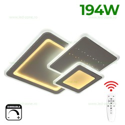 Lustra LED 194W 3 Functii Dimabila cu Telecomanda LZ5137-500