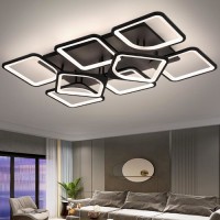 LUSTRE LED APLICATE, Black Friday - Lustra LED 260W 3 Functii Dimabila cu Telecomanda LZ6604-6+2, LED-Zone.ro