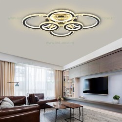 Lustra LED 200W 3 Functii Dimabila cu Telecomanda Cristal LZ88131-6