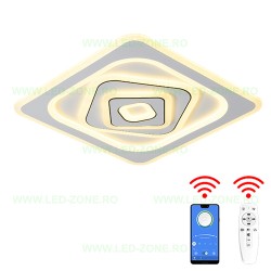 Lustra LED 172W 3 Functii Dimabila cu Telecomanda sau Telefon LZ9699-480F