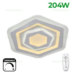 Lustra LED 204W 3 Functii Dimabila cu Telecomanda LZ6701-800
