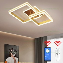 Lustra LED 288W 3 Functii Dimabila cu Telecomanda Cristal LZC870-2A