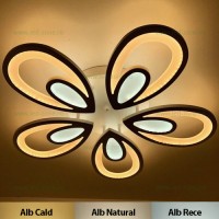 LUSTRE LED APLICATE, Black Friday - Lustra LED 240W 3 Functii Dimabila Telecomanda LZ9857-5, LED-Zone.ro