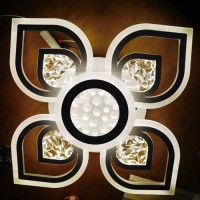 LUSTRE LED APLICATE, Black Friday - Lustra LED 240W 3 Functii Dimabila Telecomanda sau Telefon LZ9957, LED-Zone.ro