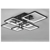 Lustra LED 240W Neagra 3 Functii Dimabila Telecomanda LZ131-6