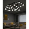 Lustra LED 240W Neagra 3 Functii Dimabila Telecomanda LZ131-6