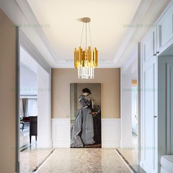 Lustra LED 24W 3 Functii Cristal LZ6431-270