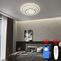 LUSTRE LED APLICATE, Black Friday - Lustra LED 254W 3 Functii Dimabila cu Telecomanda sau Telefon LZ9823-600Y, LED-Zone.ro