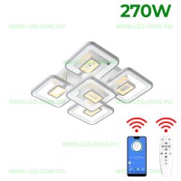 LUSTRE LED, Lustra LED 270W 3 Functii Dimabila cu Telecomanda sau Telefon LZ6542-41, LED-Zone.ro