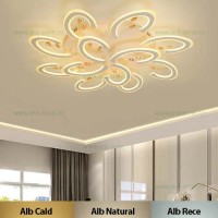 LUSTRE LED, Lustra LED 280W 3 Functii Dimabila cu Telecomanda LZK53-8-4, LED-Zone.ro