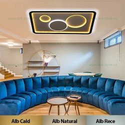 Lustra LED 280W 3 Functii Dimabila cu Telecomanda LZH927-3
