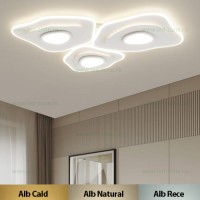 LUSTRE LED APLICATE - Reduceri Lustra LED 294W 3 Functii Dimabila cu Telecomanda LZG3835-3 Promotie