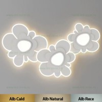 LUSTRE LED, Lustra LED 378W 3 Functii Dimabila cu Telecomanda LZG3836-3A, LED-Zone.ro