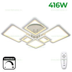 Lustra LED 416W 3 Functii Dimabila cu Telecomanda LZ6604D-2x3S