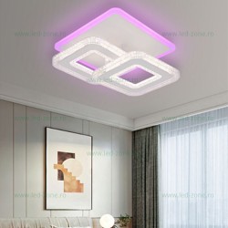Lustra LED 42W 3 Functii Dimabila cu Telecomanda LZG3555-2