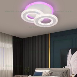 Lustra LED 42W 3 Functii Dimabila cu Telecomanda LZG3556-2