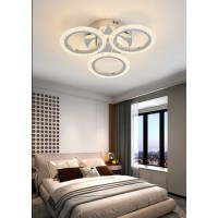 LUSTRE LED APLICATE, Black Friday - Lustra LED 48W 3 Functii Dimabila cu Telecomanda LZDQ001-3, LED-Zone.ro