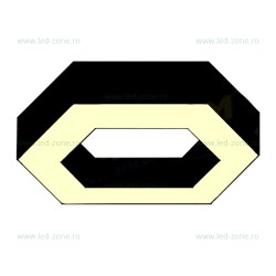 Lustra LED 48W Aplicata LZ2277/8186