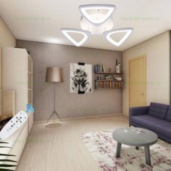Lustra LED 50W 3 Functii Dimabila cu Telecomanda LZ75L003