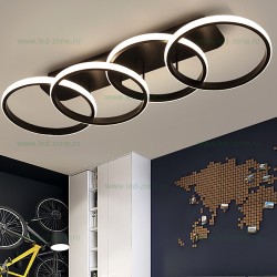 Lustra LED 60W Dimabila 3 Functii cu Telecomanda LZG3683-4