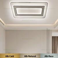 LUSTRE LED, Black Friday - Lustra LED 70W 3 Functii Dimabila cu Telecomanda LZ3006, LED-Zone.ro